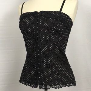 Royal Bones Polka Dot Corset - Vintage